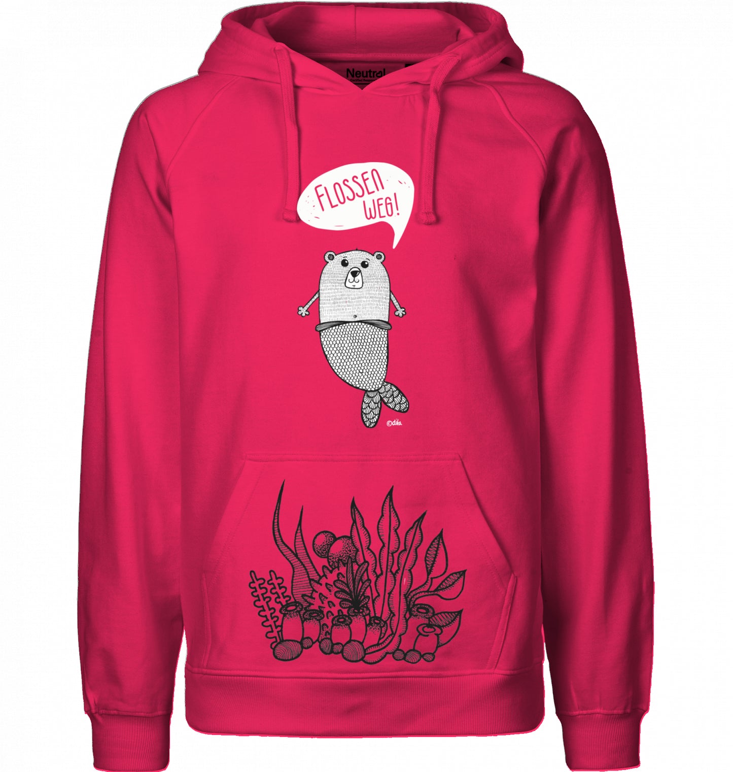 Men`s Bio Hoodie | FLOSSEN WEG | Neutral