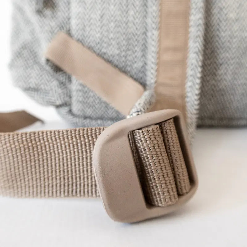 HH Rucksack RAMRI  – Hanfrucksack nachhaltig aus Nepal-grau-gurte