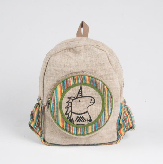 Einhorn-Rucksack BULL`S EYE (Backpack Big) aus Hanf von Himal Hemp