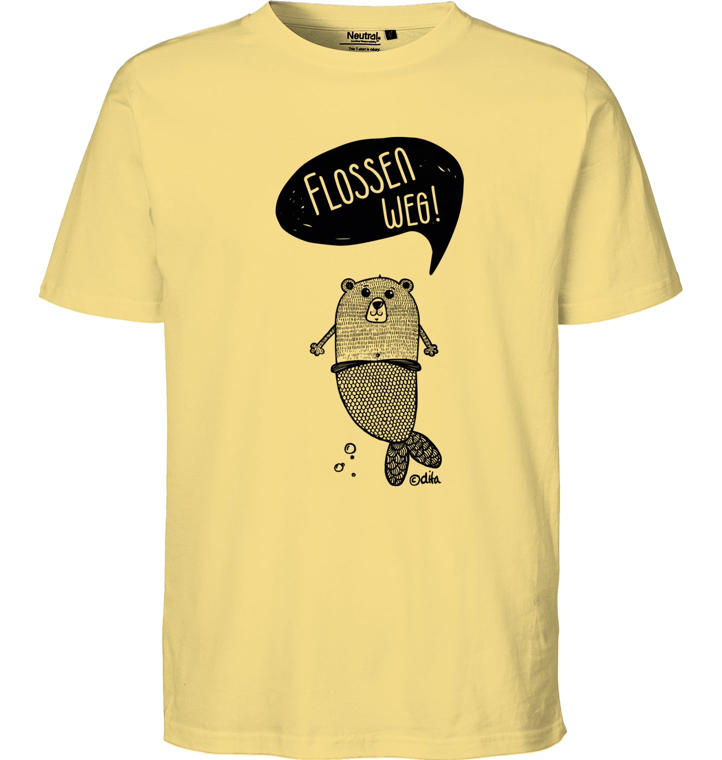 Unisex Bio T-Shirt | FLOSSEN WEG 2 | Neutral