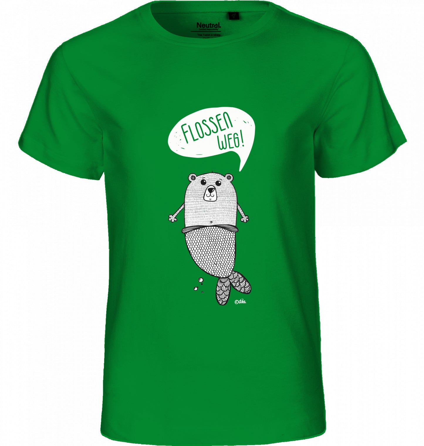 Kids Bio T-Shirt | FLOSSEN WEG | Neutral Qualitätsshirt