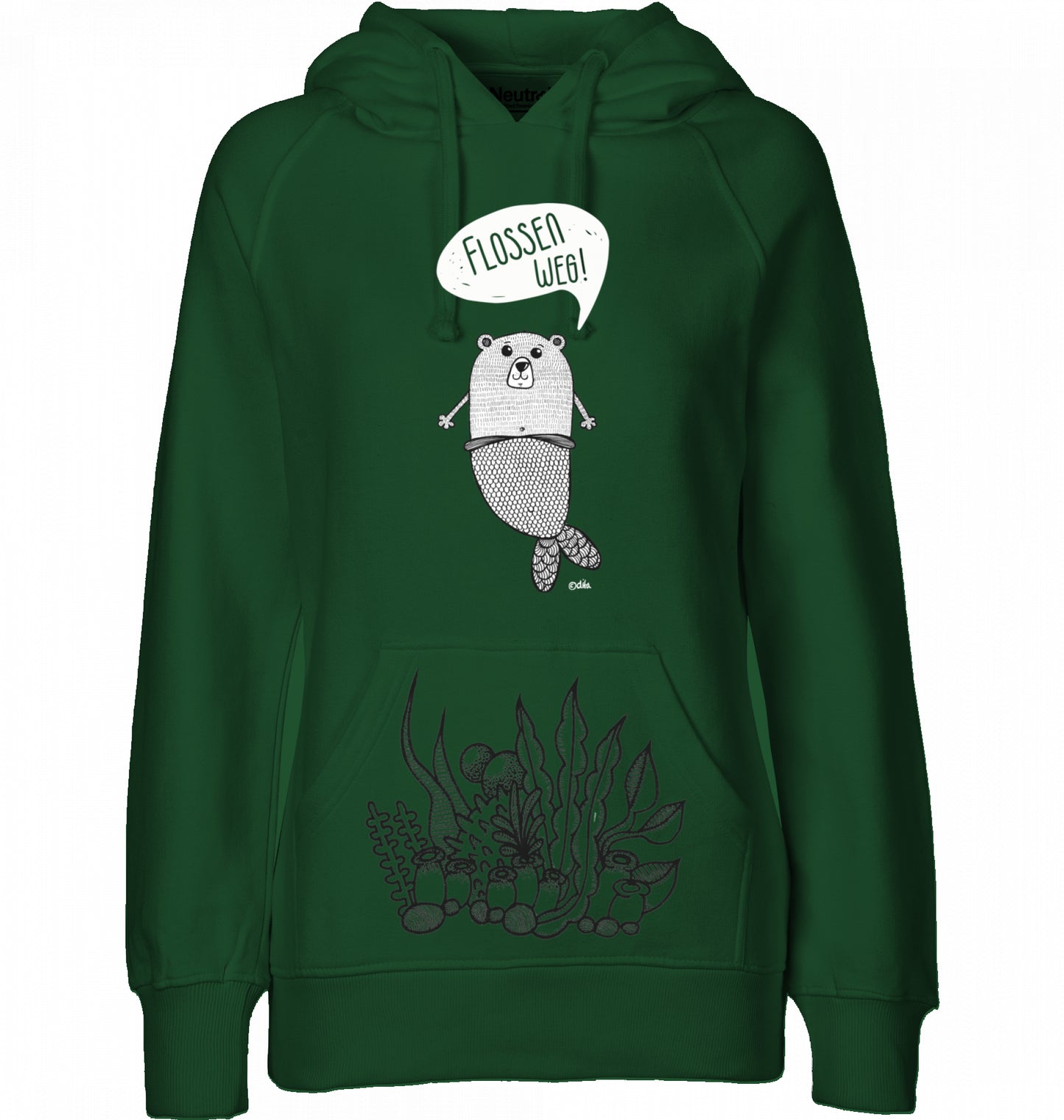Ladies` Bio Hoodie | FLOSSEN WEG | Neutral