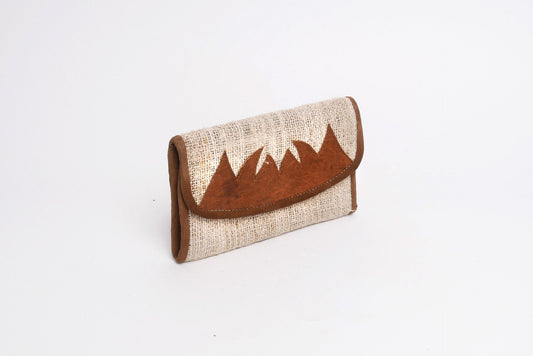 Geldtasche - Clutch aus wildem Hanf