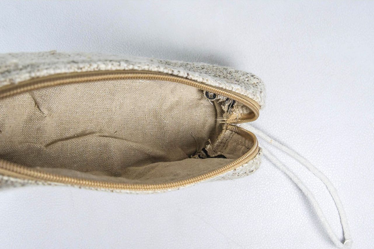 Federpenal/Federtasche aus wildem Hanf (Pencil Box)