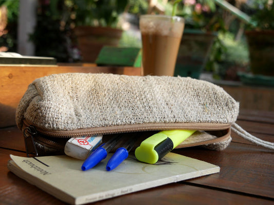 Federpenal/Federtasche aus wildem Hanf (Pencil Box)