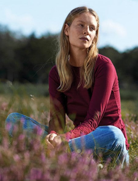 Women's Bio Long Sleeve Shirt | FLOSSEN WEG | Neutral