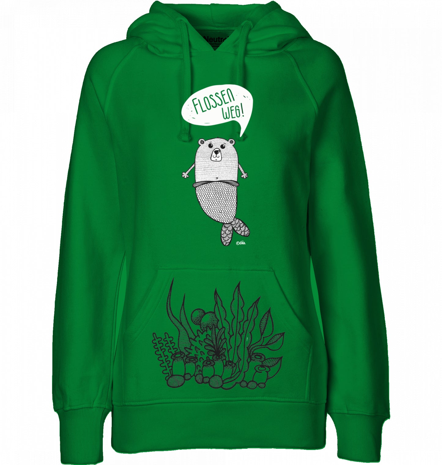Ladies` Bio Hoodie | FLOSSEN WEG | Neutral
