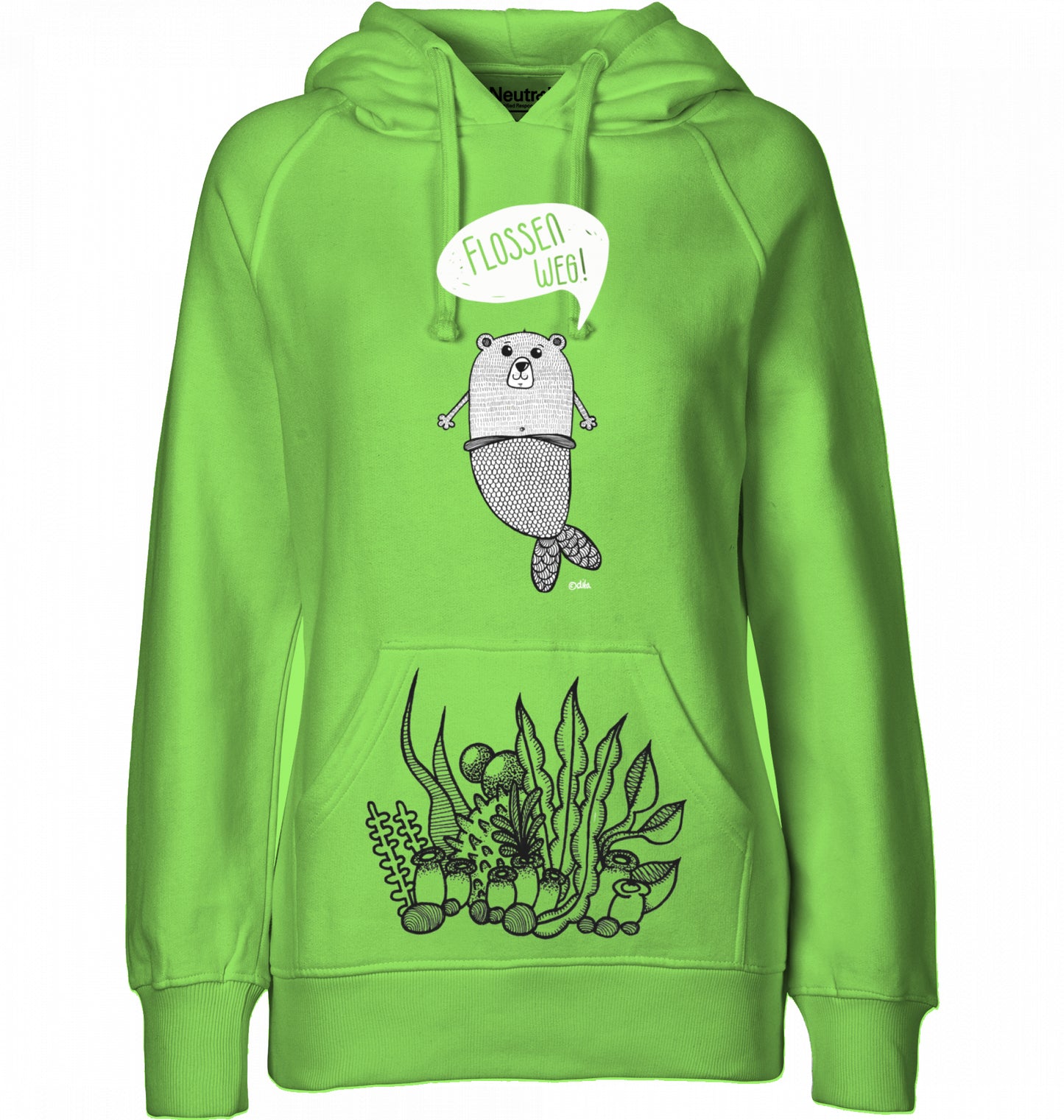 Ladies` Bio Hoodie | FLOSSEN WEG | Neutral