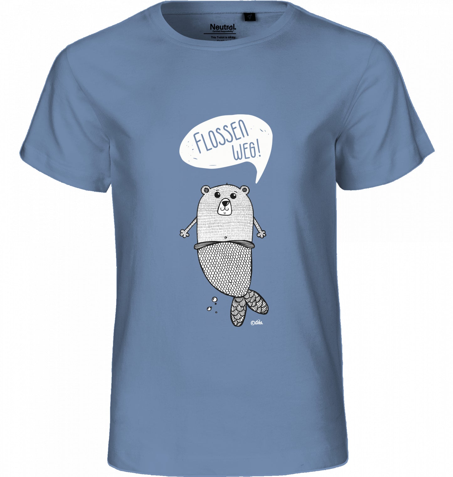 Kids Bio T-Shirt | FLOSSEN WEG | Neutral Qualitätsshirt