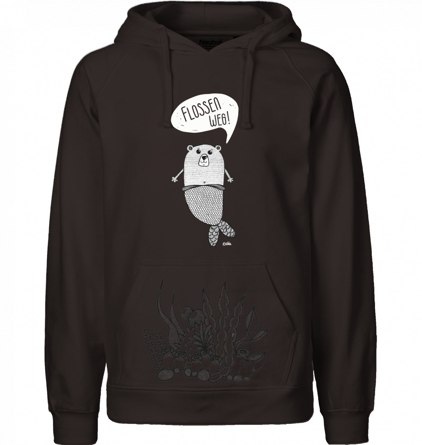 Men`s Bio Hoodie | FLOSSEN WEG | Neutral