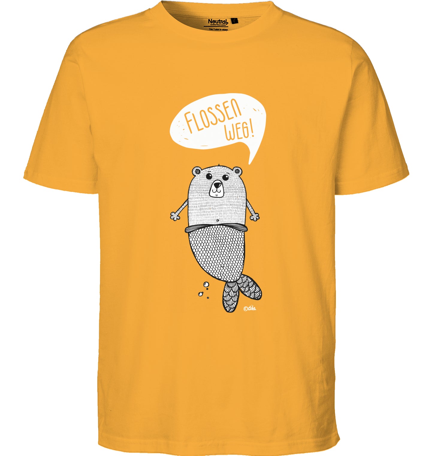 Unisex Bio T-Shirt | FLOSSEN WEG | Neutral