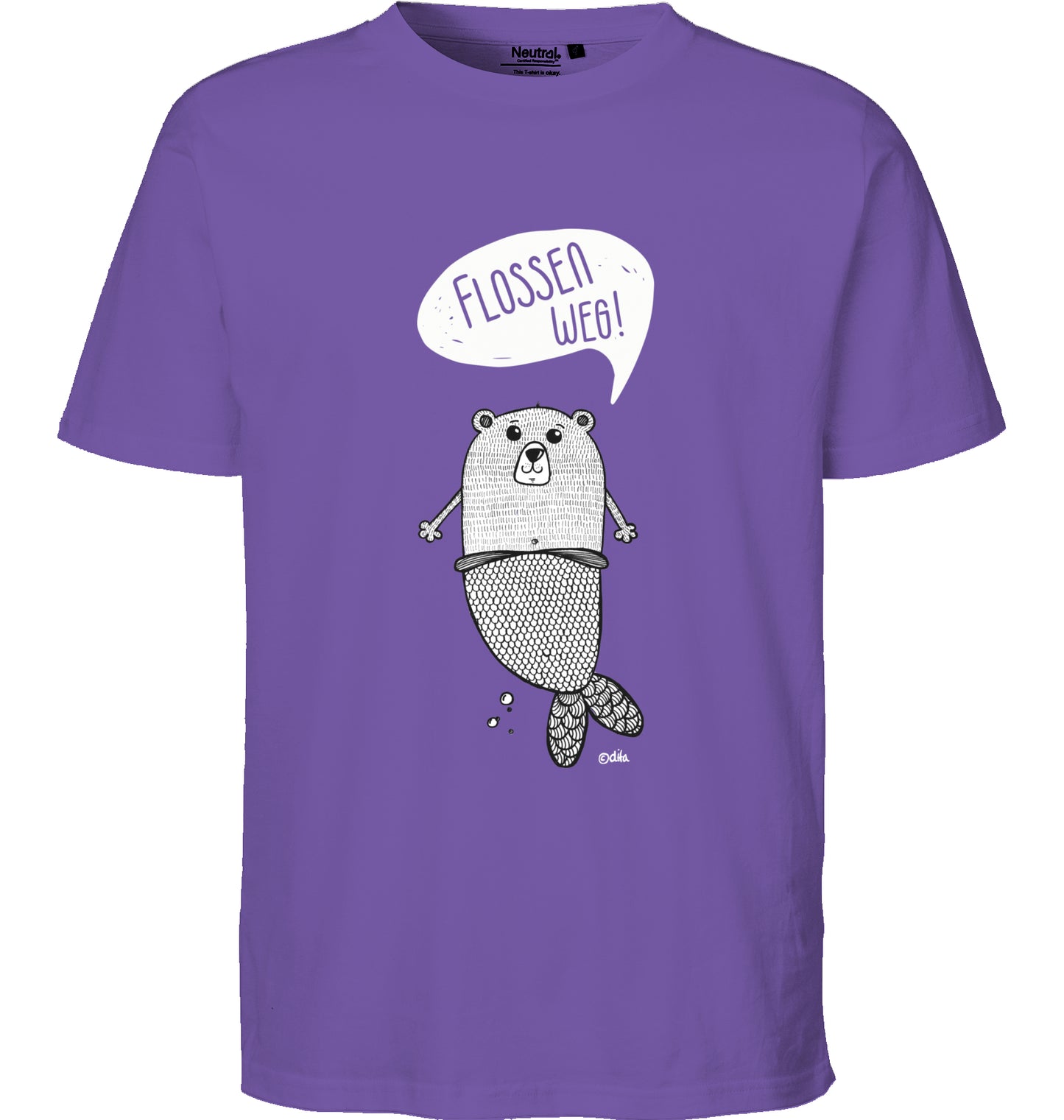 Unisex Bio T-Shirt | FLOSSEN WEG | Neutral