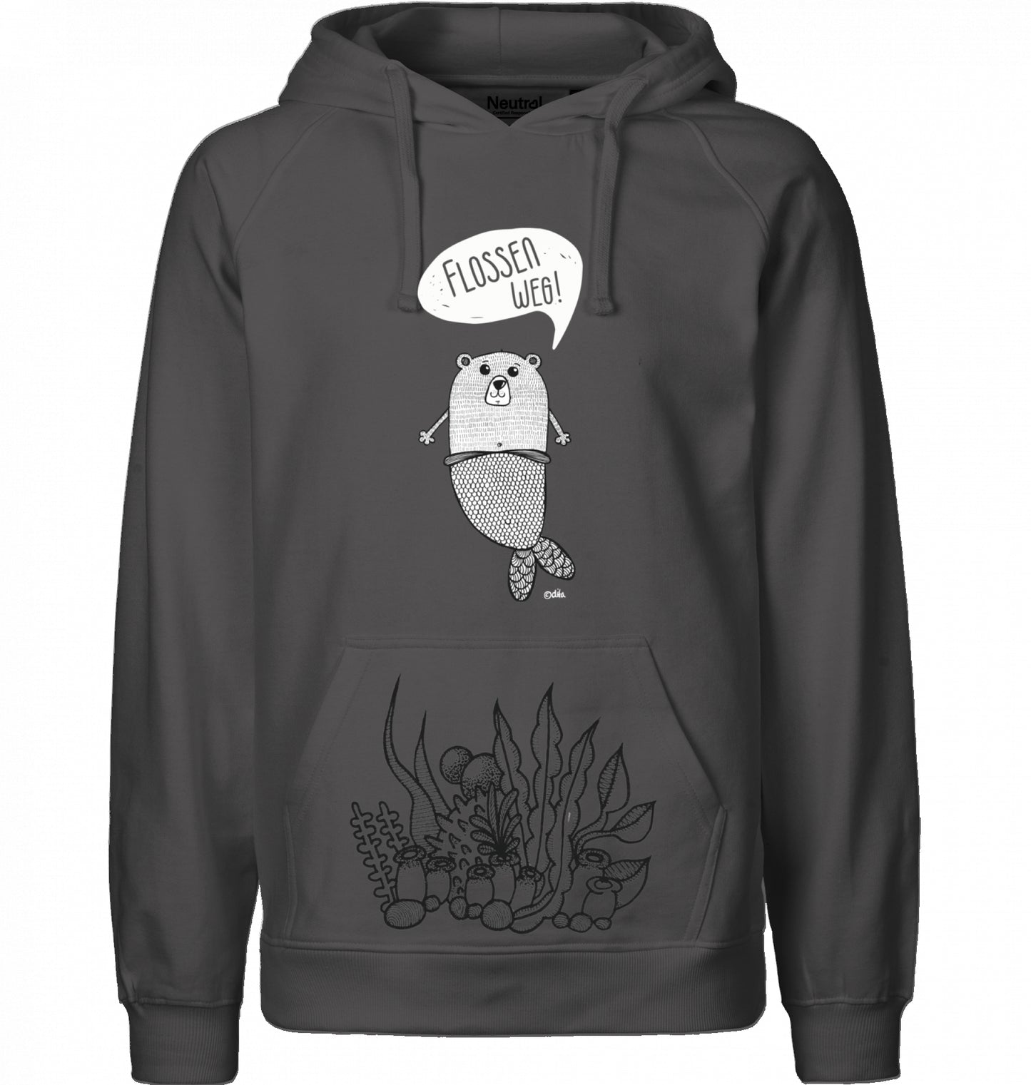Men`s Bio Hoodie | FLOSSEN WEG | Neutral