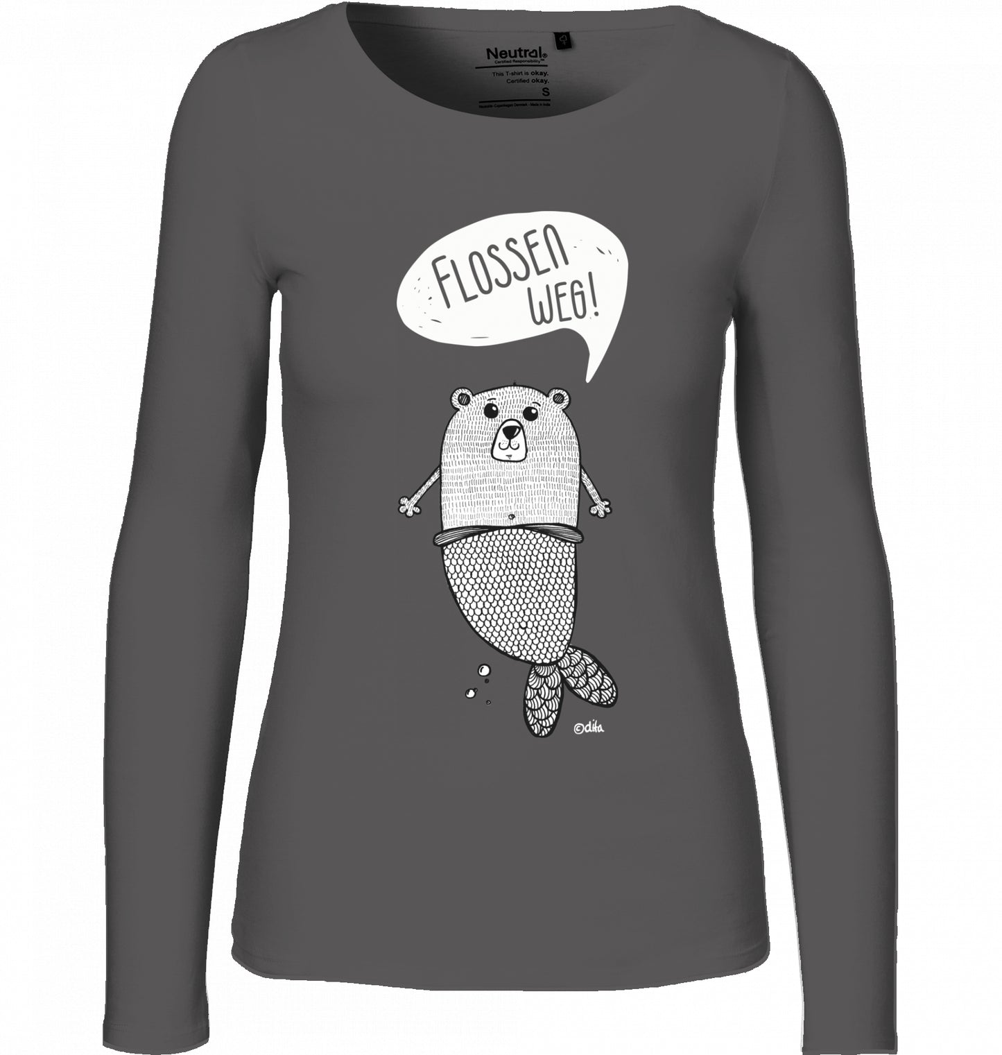 Women's Bio Long Sleeve Shirt | FLOSSEN WEG | Neutral