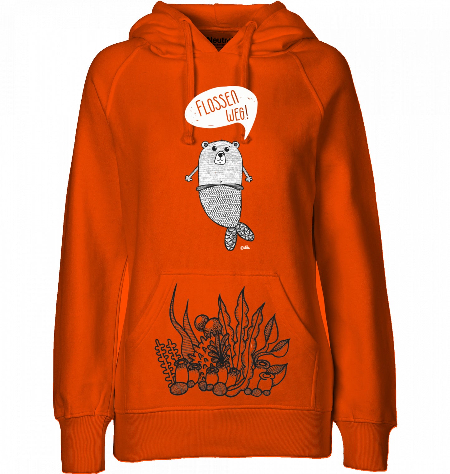 Ladies` Bio Hoodie | FLOSSEN WEG | Neutral