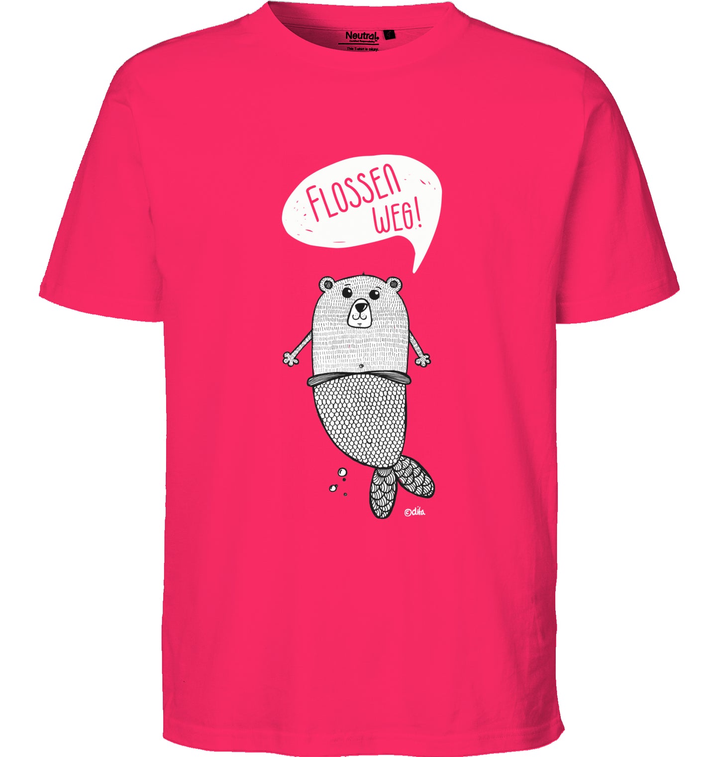 Unisex Bio T-Shirt | FLOSSEN WEG | Neutral