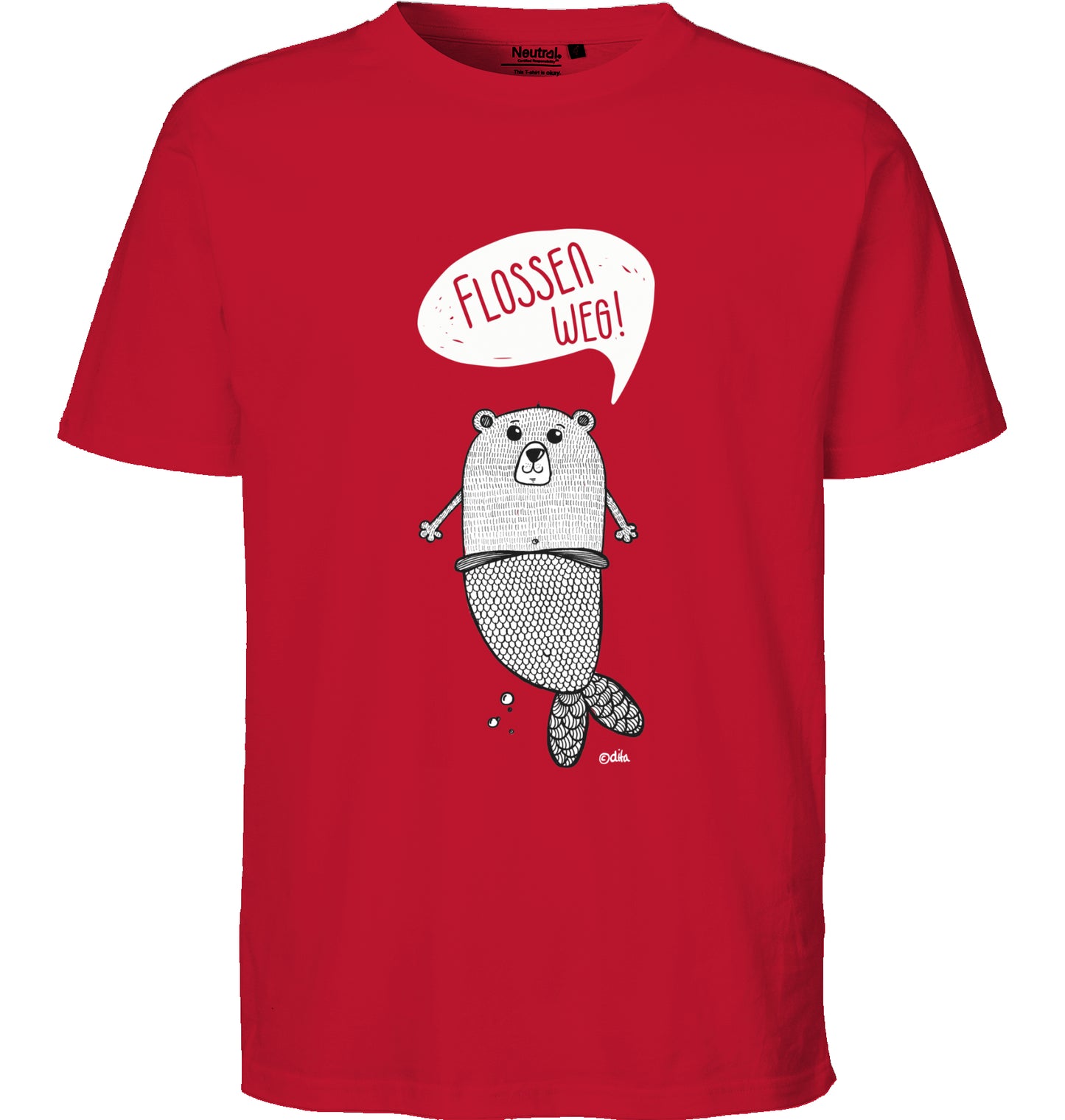 Unisex Bio T-Shirt | FLOSSEN WEG | Neutral