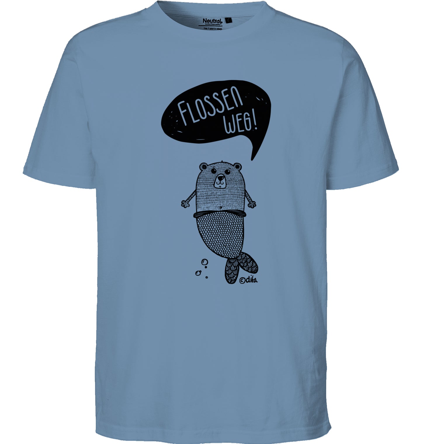 Unisex Bio T-Shirt | FLOSSEN WEG 2 | Neutral