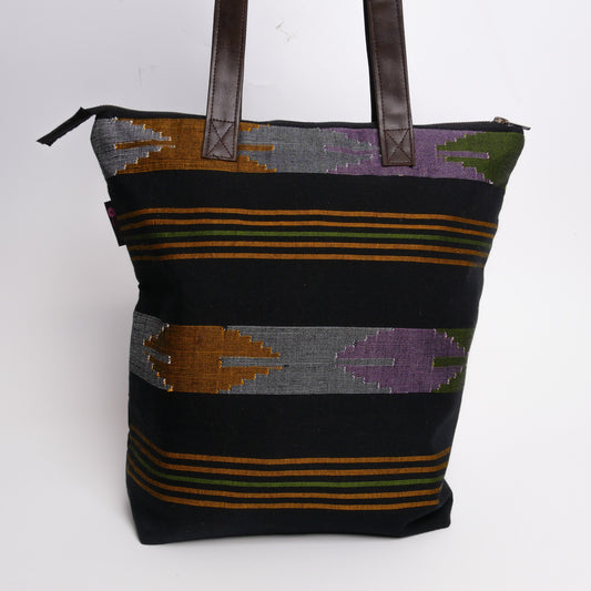 HH Shopper/Tasche aus Dhaka-Stoffen (Tote Bag) von Himal Hemp